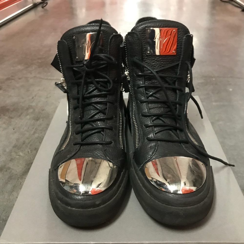 Authentic Giuseppe Zanotti steel toe boots